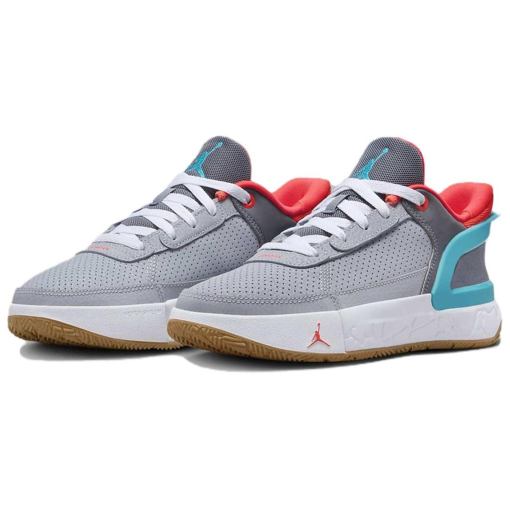 Air Jordan День 1 EasyOn GS Холодный серый Пыльный кактус Детские кроссовки Волчий серый Резина Светло-коричневый FQ1306-002
