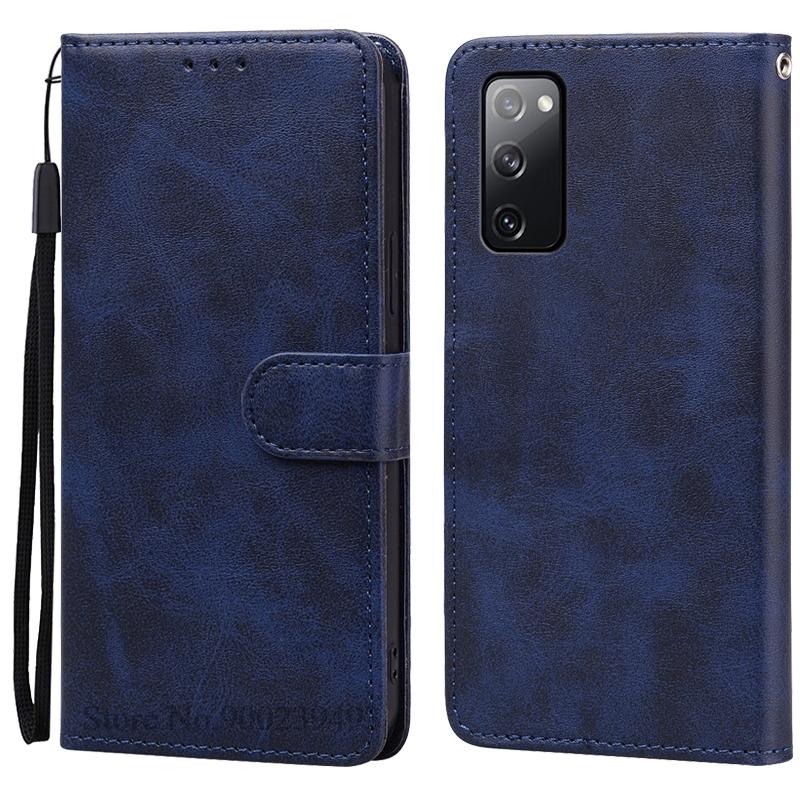 For Samsung S20 FE Case S20+ Ultra Leather Flip Case on For Fundas Samsung Galaxy S 20 FE S20FE G780F Phone Case Wallet Cover