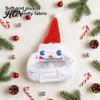 Christmas Pet Hat Snowman for Cats And Small to Medium Dogs, Soft Funny Costume Dogs Plush Festive Accessory with Embroidered Details Holiday