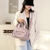 New Women's Fashion Trend Shoulder Bag Large Capacity Anti-splash Nylon Backpack Multi-layer Commuter Messenger Bag