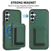 For Samsung Galaxy A25 5G (Global) (161.0 x 76.5 x 8.3mm) Magnetic Case TPU + PU Leather Phone Back Cover with Detachable Card Holder