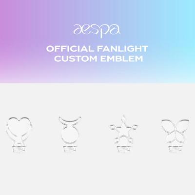 Aespa официальная пользовательская эмблема Fanlight