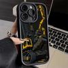 Чехол для телефона iPhone 17 Air 16E 15 16 Pro Max Строительная техника Крутой чехол 14 Plus 13 12 Mini Мягкий силиконовый Fundas