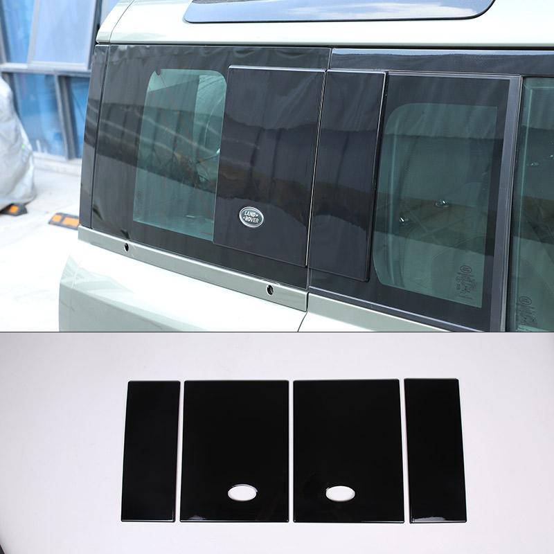 Черный ABS Для Land Rover Defender 90 110 2020-23 Декоративная накладка для защиты центральной консоли салона автомобиля Автоаксессуары