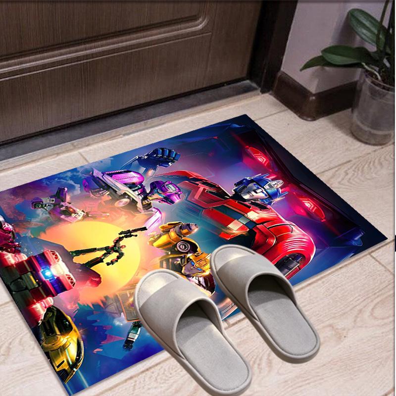 Transformers Pattern Rug, Indoor/Outdoor Mat, for Picnic, Gameroom, Bedroom, Office, Living Room, Home Decor Carpet, Birthday Gift