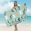 Ultrafine Microfiber Beach Towel Adults Quick-Dry Swim With Digital Print Lightweight Absorbent Bath Pool Sea Travel Yoga