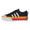 adidas Originals Nizza Platform Удобные Нескользящие Прочные Низкие Кеды для Скейтбординга Унисекс Кроссовки Черные JQ9147