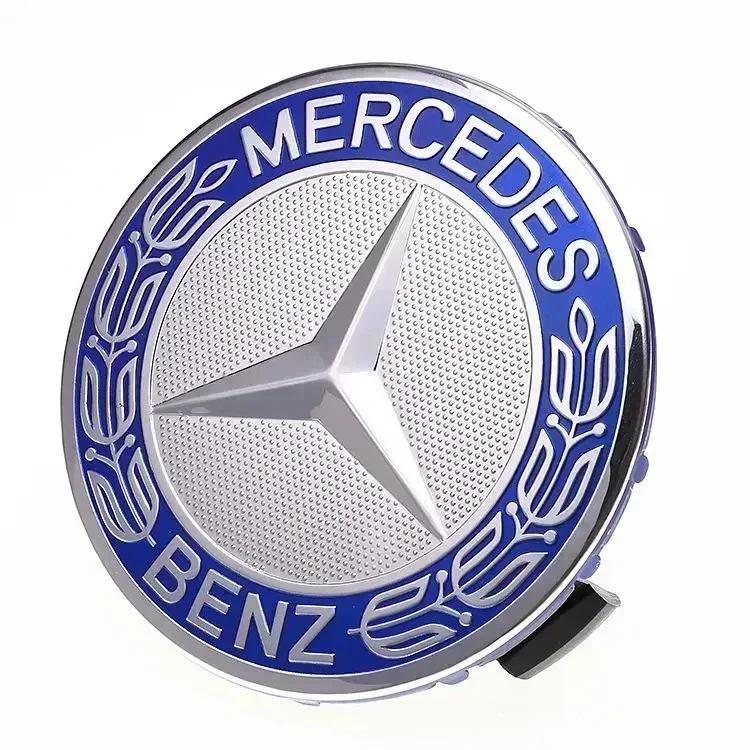 75MM Car Styling Wheel Center Covers Hub Caps Replacement For Mercedes Benz W211 W203 W204 W210 W124 AMG W202 CLA W212 W220 W205 CR1
