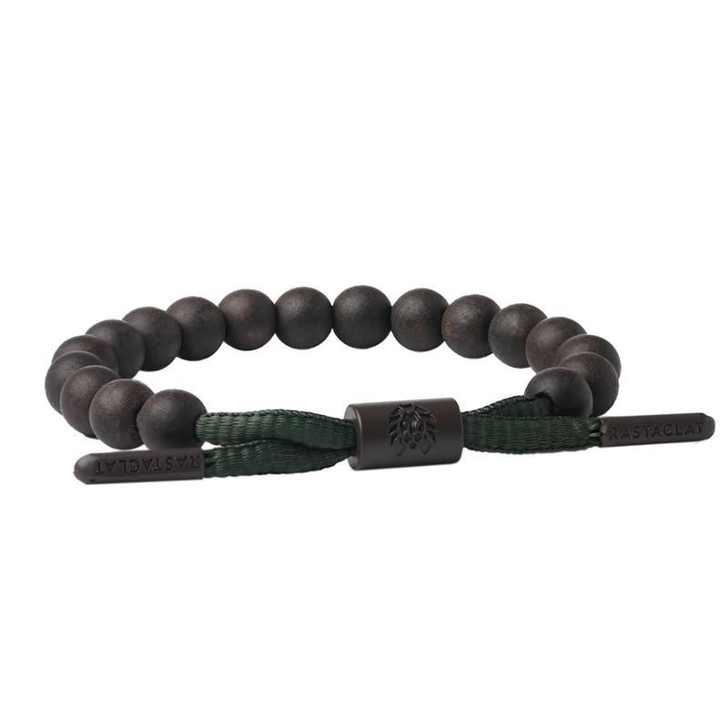 Rastaclat Серия деревянных бусин «Маленький лев» Древний стиль Новый китайский стиль Цепочка из бусин Эбеновое дерево Маленький лев Китайский стиль Деревянный браслет Тот же RC1TBB00557