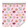 Retro Wallpaper Powder Pink and Coral for Living Room and Bedroom 50x1000