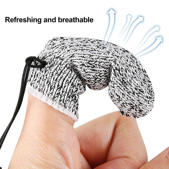 Fishing Finger Protector Single Finger Fishing Glove Anti-cut Wear-Resistant One Finger Cover for Throwing Casting Fishing Control Line