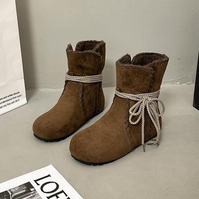 Женские модные зимние легкие теплые ботинки на толстой подошве, складные, два способа носки, противоскользящие повседневные кроссовки, хлопковые ботинки