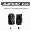 5/6 Buttons TPU Car Key Case Cover for Toyota Land Cruiser 200 300 Fortuner Camry Prado Crown TLK 200 Yaris Cross Hilux Innova