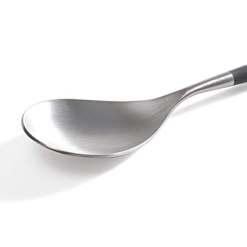 Cutipol MIO Black Silver Dessert Spoon MI08