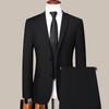 Men's High-quality Suit Business Professional Youth Office Worker Formal Dress Suit 3-piece