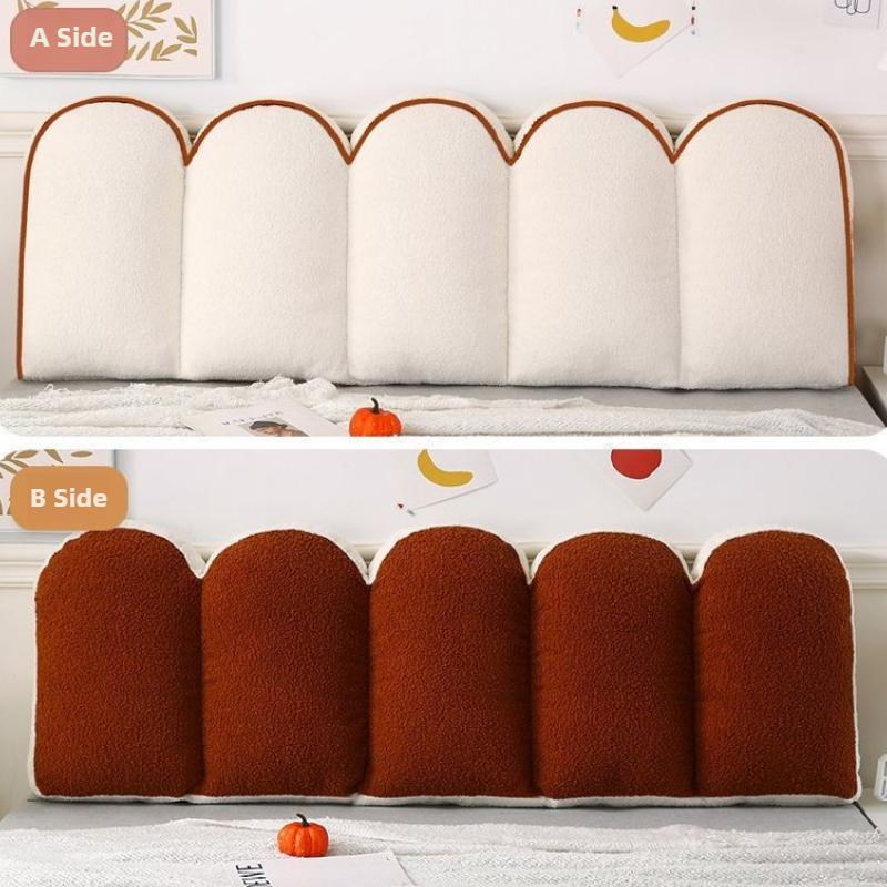 Мягкая подушка для изголовья кровати, короткий плюш, удобная подушка-шезлонг, ленивая, современная, с длинной спинкой, домашний текстиль, декор спальни
