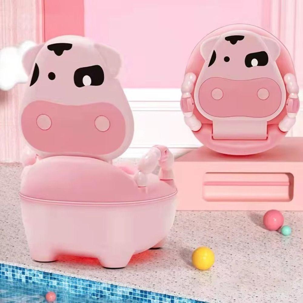 Folding Baby Urinal Seat Portable Boys and Girls Potties Cute Children's Toilet Chair Urine Bucket