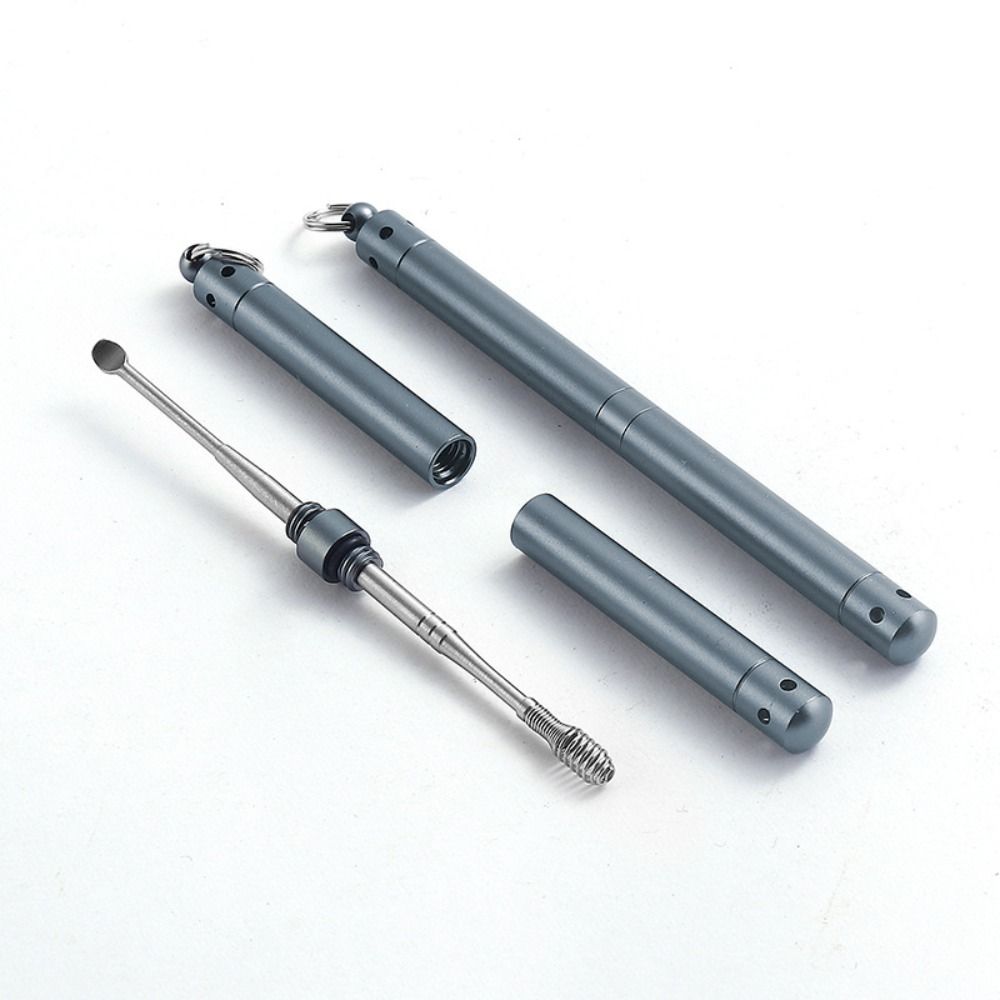 Ear Cleaning Tool Toothpick Ear Pick Ear Wax Removal Ear Cleaner Keychain Pendants Ear Spoon
