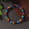 Fashion Commuter Wealth Bracelet, Purple Dark Niche Bracelet for Women, Tiger Eye Stone Lapis Lazuli Bracelet for Women.