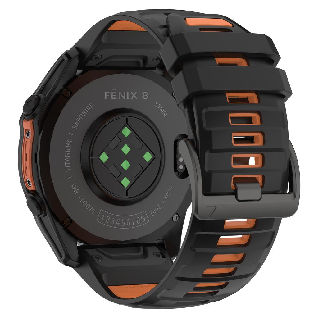 Спортивный ремешок Quickfit 22 мм 26 мм для Garmin Fenix 8 47 мм 51 мм Оригинальный силиконовый ремешок для Fenix 7 7X 6 6X Pro 5X 5Plus 965 Браслет