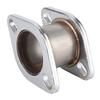 Extension Flange Corrosion Resistant Muffler Pipe Extension Flange Universal Vehicle Accessories Fit 2.5" Inner Diameter 2 Bolt Flange