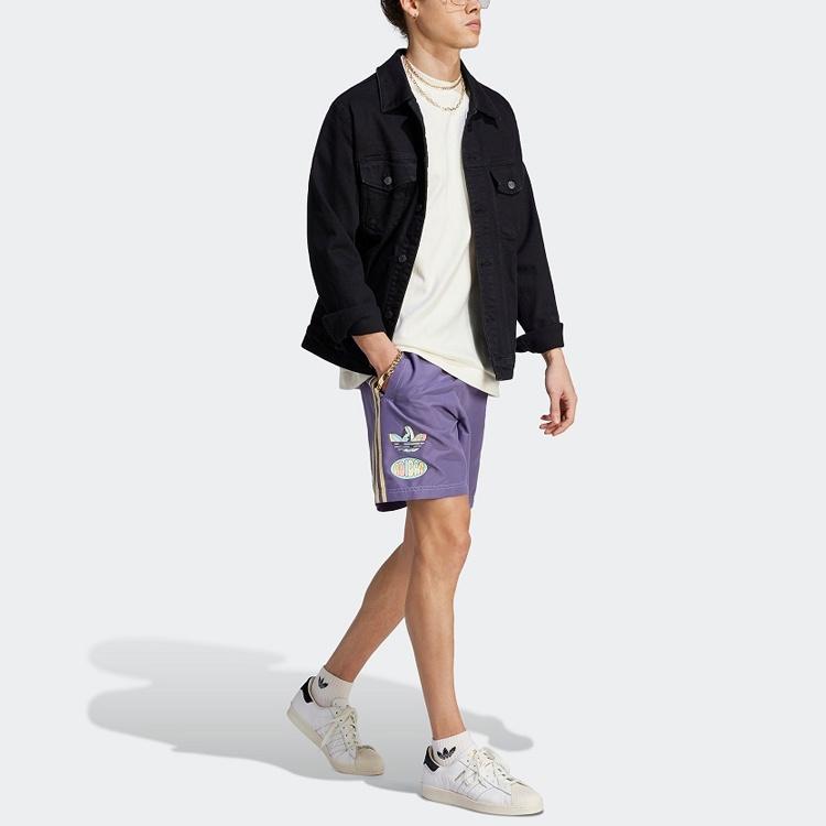 adidas originals Enjoy Summer Shorts 'Purple' Men's IT8188