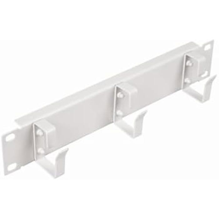 Panneau de gestion de câbles - EQUIP - 10" - 1U - Gris - 3 anneaux