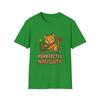 Unisex Softstyle T-Shirt Purrfectly Naughty Funny Christmas Cat Tree Holiday Tee