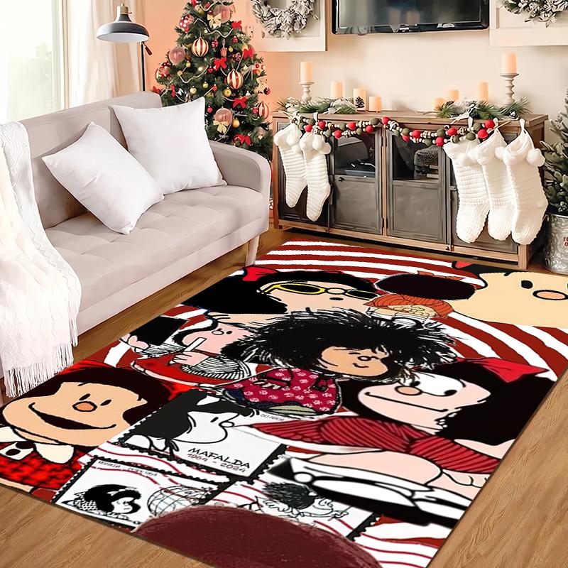 1PC Mafalda Rug - home decoration Carpet For Living Room Bedroom Flooring Computer Chair Area Rug