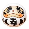 Usaburo Kokeshi Happy Daruma Изготовлена из натурального дерева [Kokeshi White], Япония,