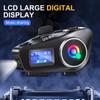 Мотоциклетный шлем Bluetooth Intercom Multi-Scene Mixed Music Sharing LCD Display FM Radio For 2 Rider 500m Intercom