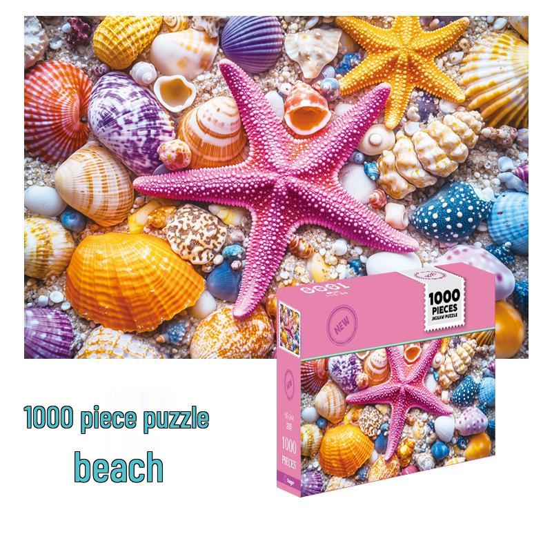 Мультяшный пазл из 1000 деталей для взрослых и детей - Сложная развивающая игрушка для снятия стресса, подарок