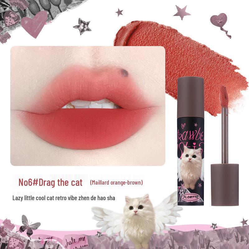 Flortte Velvet Matte Lip Cream в оттенке Kitten Milk Cake - Нелипкая формула