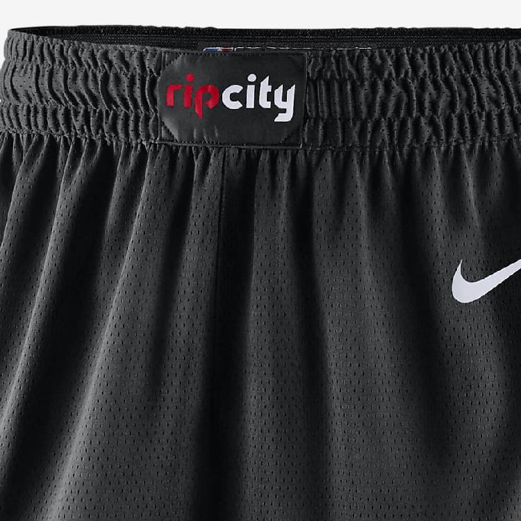 Nike Баскетбольные шорты Portland Trail Blazers Icon Edition NBA Fan Edition, мужские шорты, черные AJ5644-010