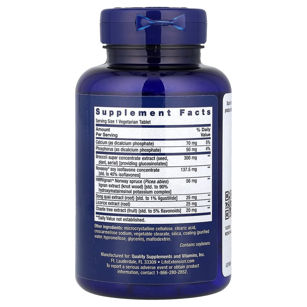 [Life Extension] Women's Estrogen Veg Tablets (30 Tablets)