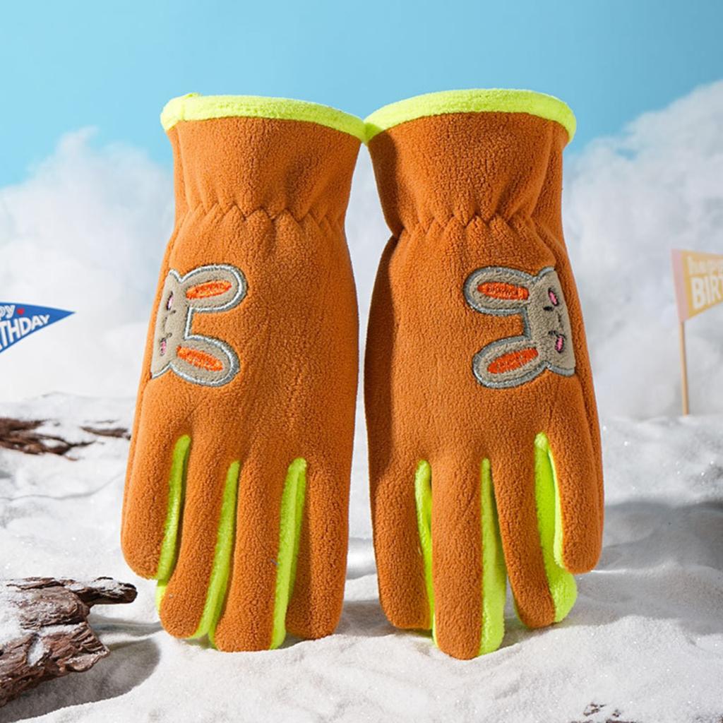 Детские теплые перчатки плюс флисовые перчатки, защищающие от холода