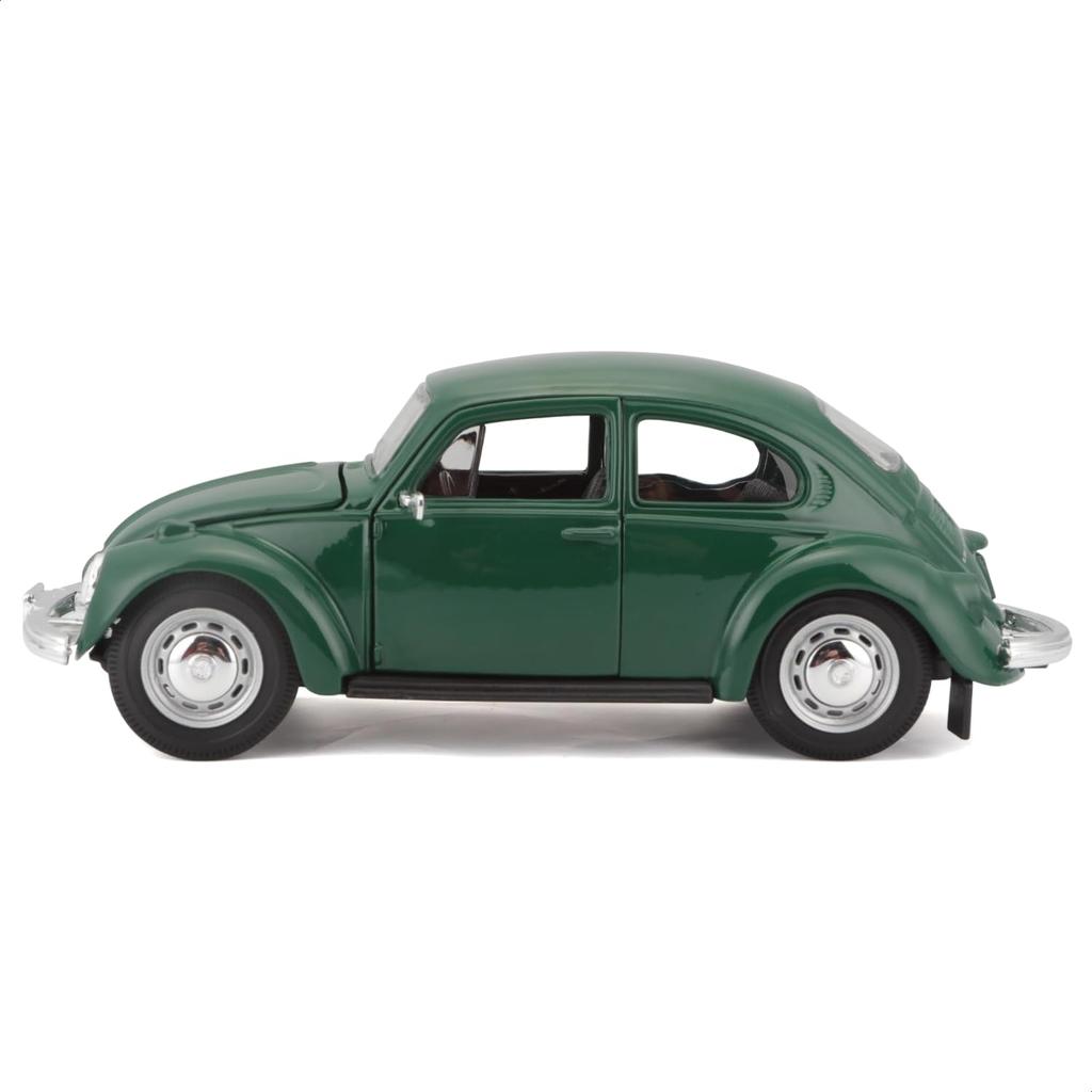 Maisto Scale Diecast Volkswagen Beetle 1973 Finished 31926 GN 1/24 Green, Model,