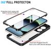 For Xiaomi Redmi Note 14 4G (164.84mm) Case Acrylic+TPU Clear Phone Cover with PET Screen Film