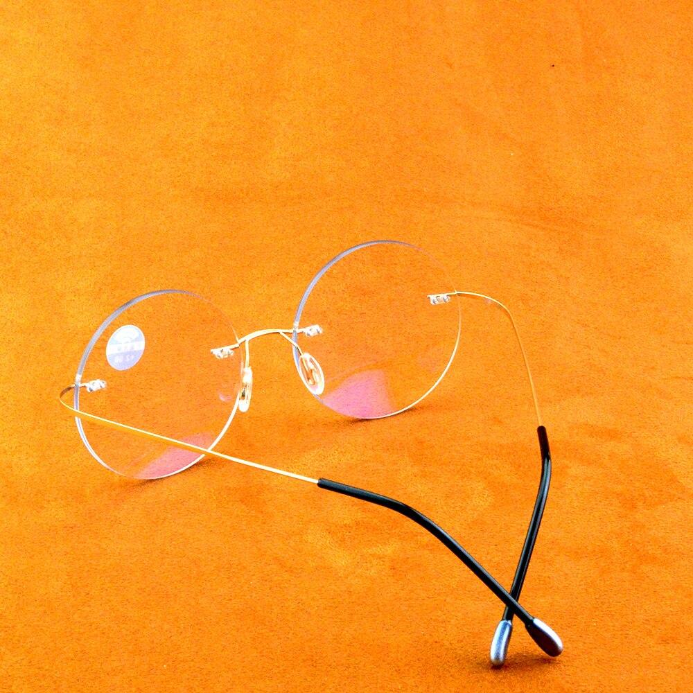 Круглые очки для чтения для мужчин и женщин, портативные очки для чтения без оправы +0,75 +1 +1,5 +1,75 от +2 до +4