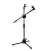 Heavy Duty Floor Mic Stand For Live Shows Instrument Universal Compatibility Wireless Microphones Adjustable Height