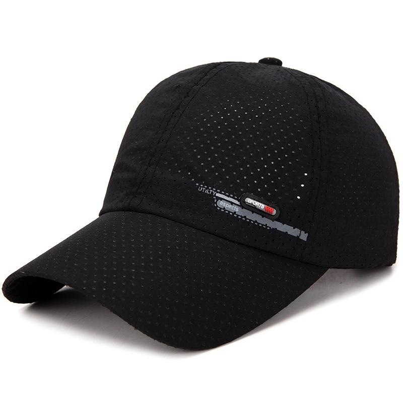 Breathable Perforated Quick-drying Cap Men's Fishing Sun Protection Baseball Cap Cycling Travel Sports Cap