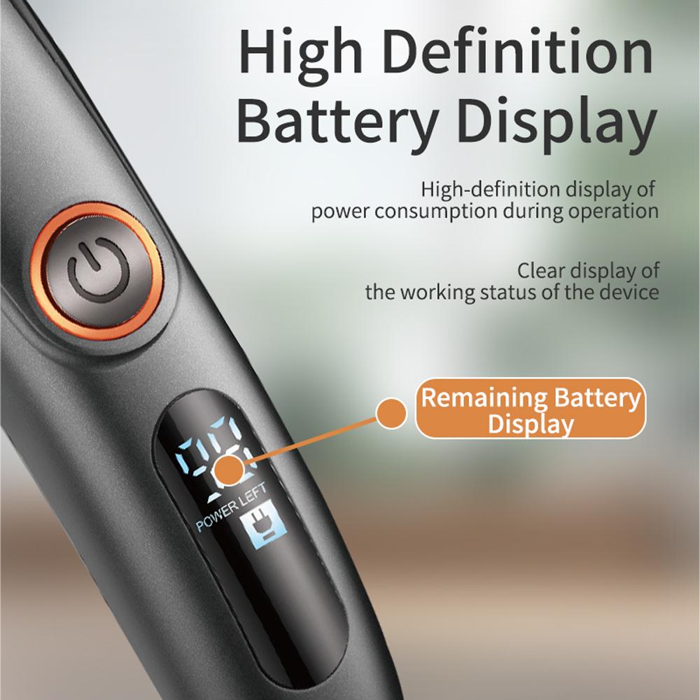 Машинка для стрижки волос, беспроводной триммер для бороды, бритва, электрический триммер с Т-образным лезвием, набор для ухода за волосами, бритва, набор для стрижки волос с нулевым зазором и насадками-направляющими