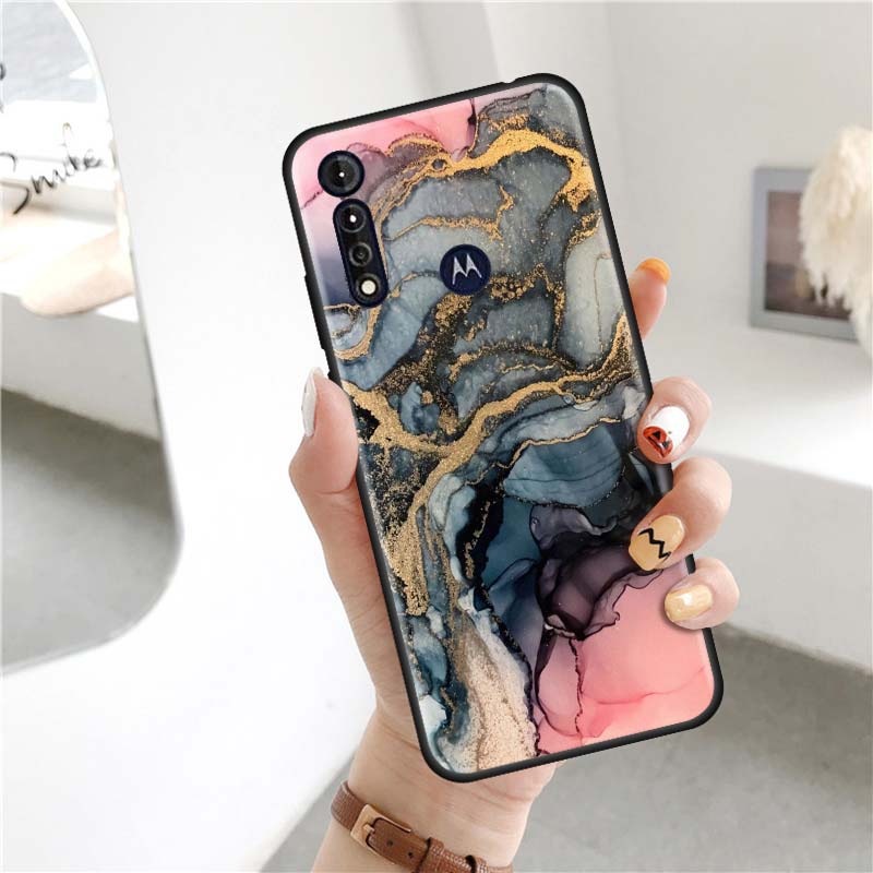 Модный мраморный чехол для Motorola Moto G8 Play G 5G Power Lite E6s Stylus One Hyper Edge Fusion Plus, чехол из ТПУ для телефона