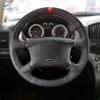 Для VW Golf 4 MK4 1998 1999 2000 2001 2002 2003 2004 Для Passat B5 1998-2005 Прошитый вручную автомобильный чехол на руль с кожаной отделкой