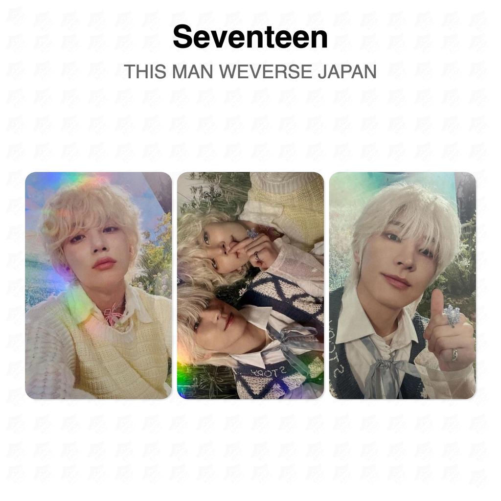 Seventeen Официальная фотокарточка THIS MAN WEVERSE JAPAN