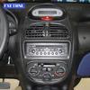 Car Central Control Air Outlet Sticker For Peugeot 206 2001 2002 2003 2004 2005 2006 2007 2008 2009 2010 Real Soft Carbon Fiber