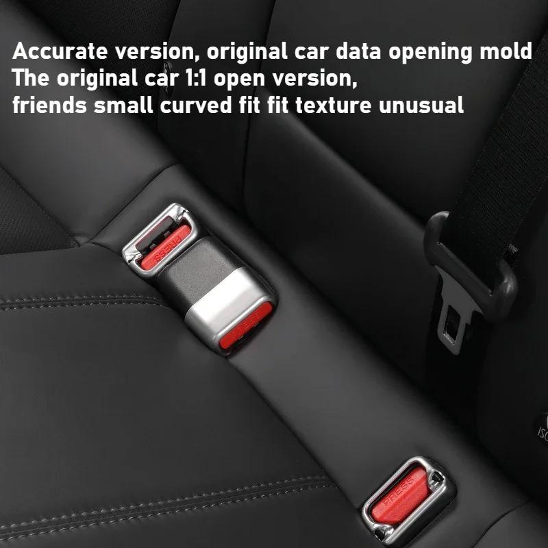 Car Seat Safety Belt Buckle Cover for Tesla Model Y LAUNCH/Juniper/3+Protective Clip Anti Scratch Case Shell Accessories ABS