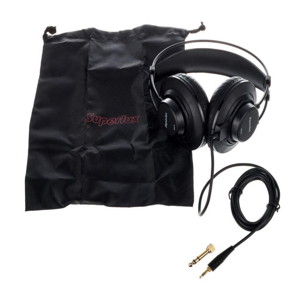 Superlux COMPOSITE MATERIAL мониторные наушники черные полуоткрытые HD672/BK