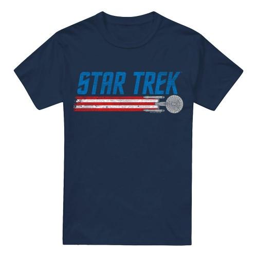 STAR TREK Mens Enterprise Americana T-Shirt