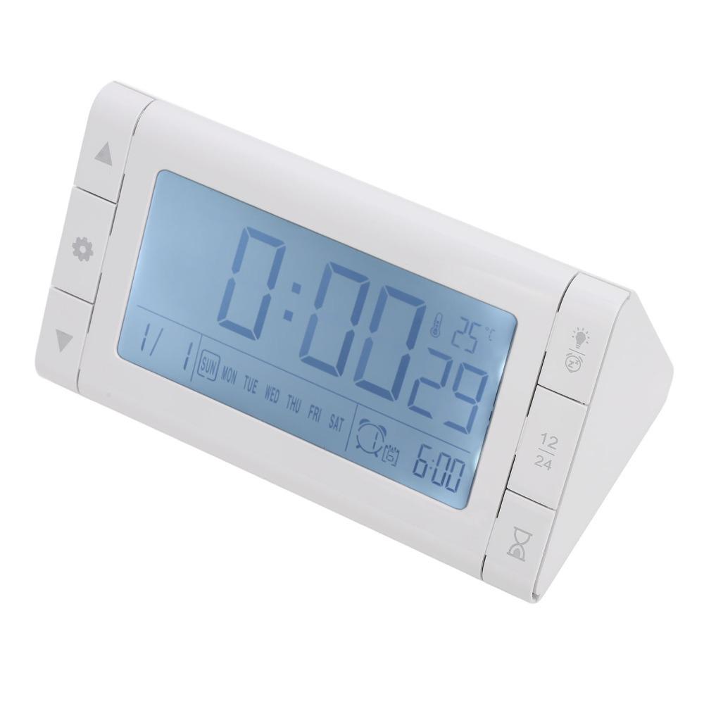 3 Alarm Settings Digital Alarm Clock Battery Operated Electronic Alarm Clock Home Use